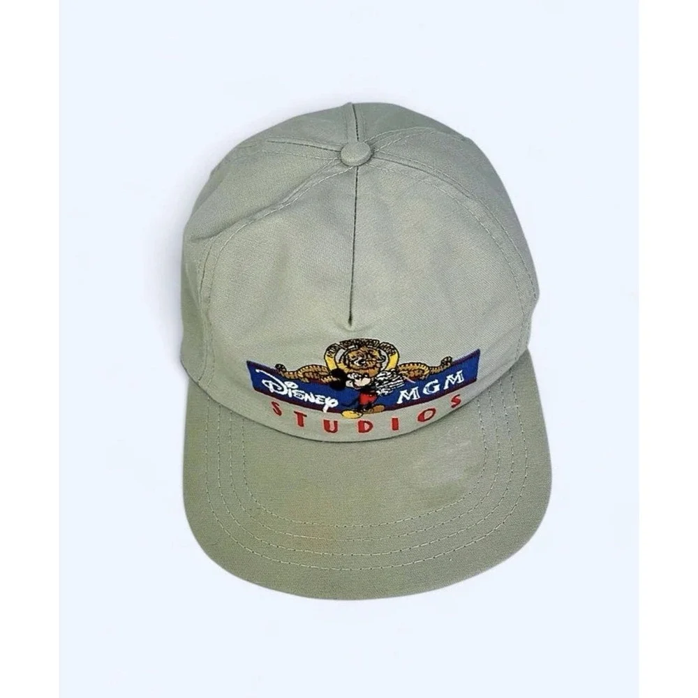 Vintage 1987 Disney Mickey MGM Studios Cap Snapback One Size Gray